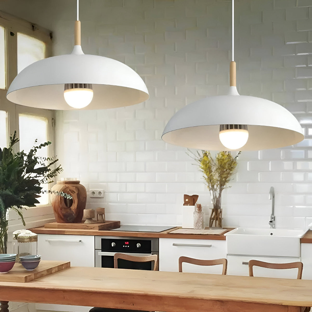 Modern LED Hanging Light in Scandinavian Design