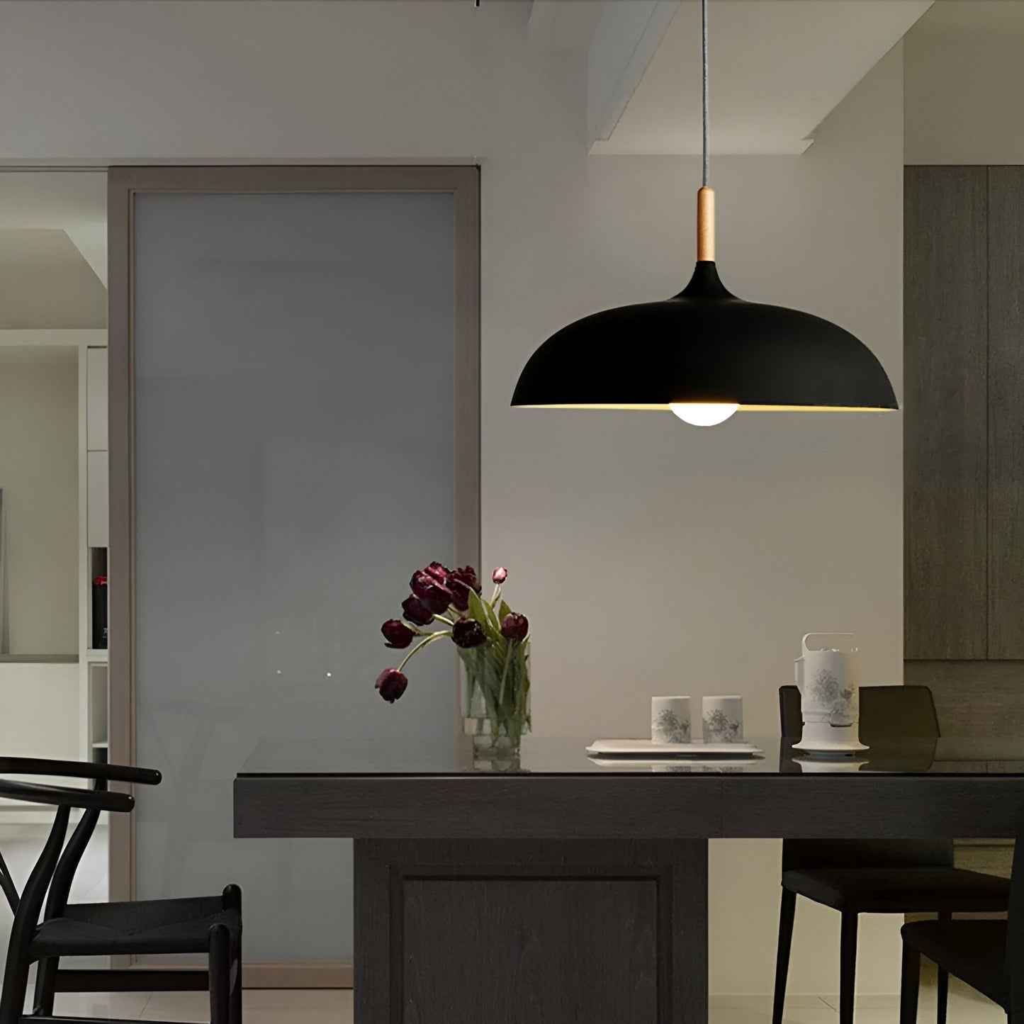 Modern LED Hanging Light in Scandinavian Design