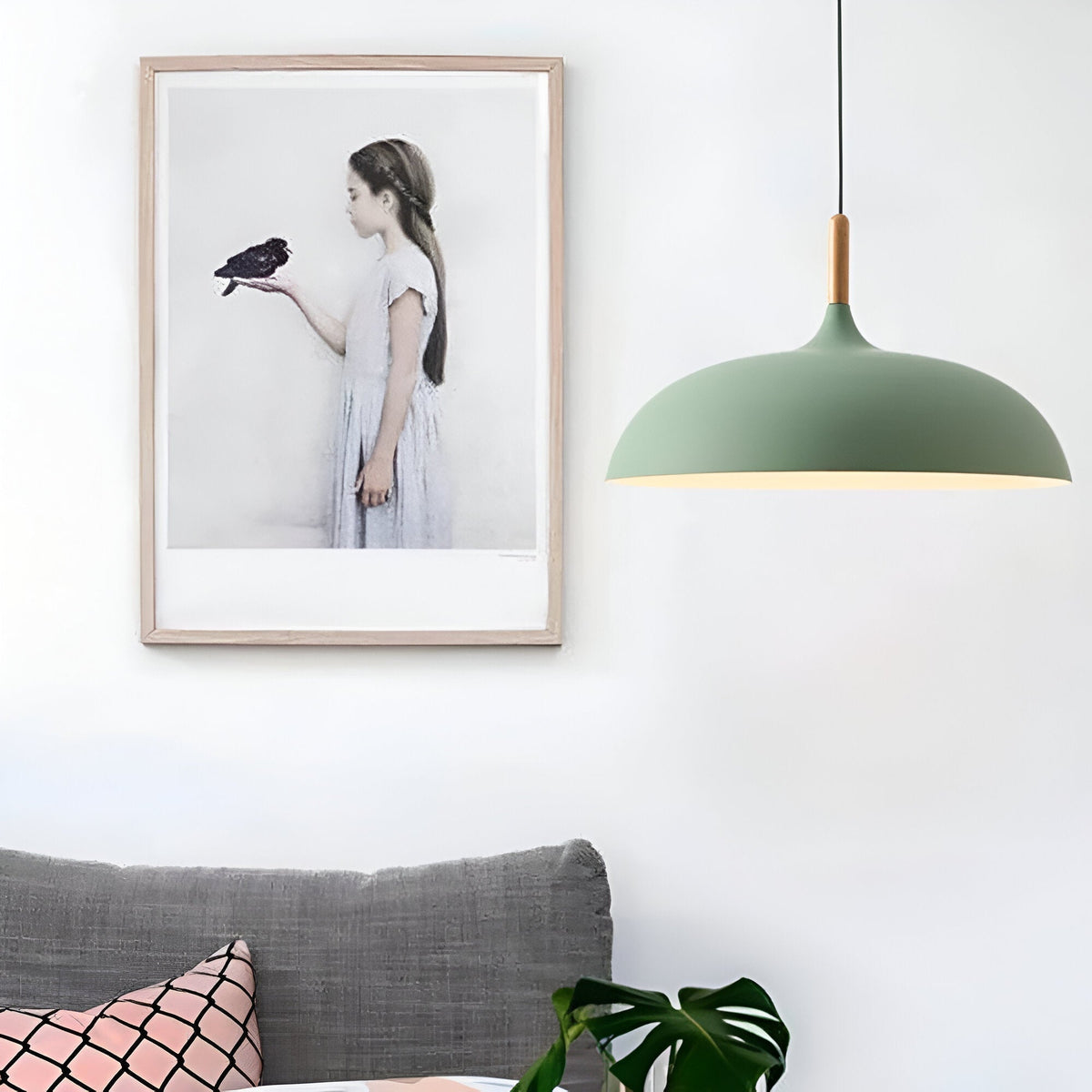Modern LED Hanging Light in Scandinavian Design