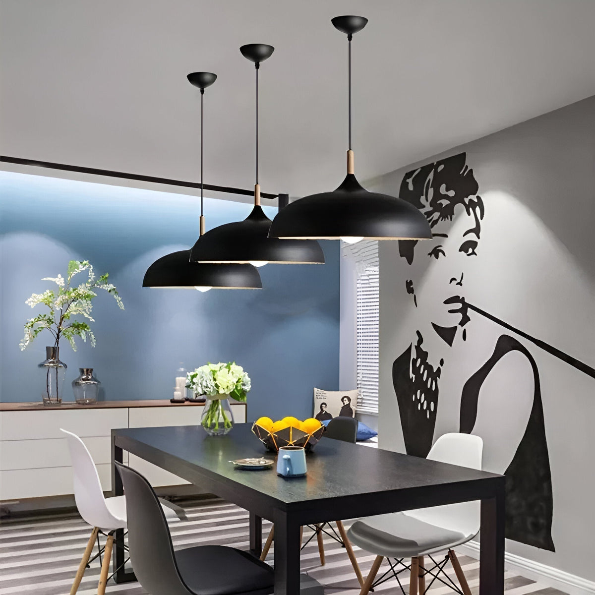 Modern LED Hanging Light in Scandinavian Design