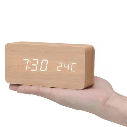 Table Clock with Triangular LED Display