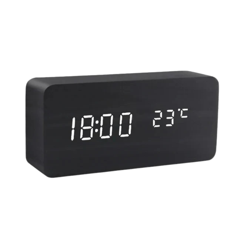Table Clock with Triangular LED Display