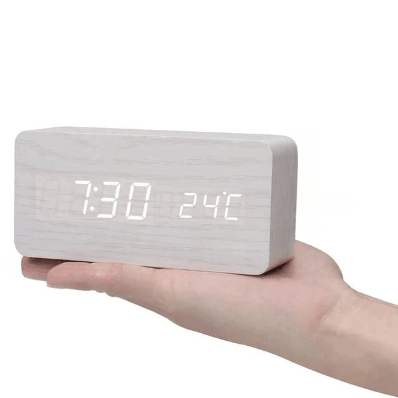 Table Clock with Triangular LED Display