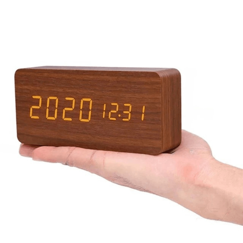 Table Clock with Triangular LED Display