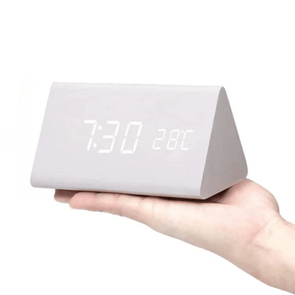Table Clock with Triangular LED Display