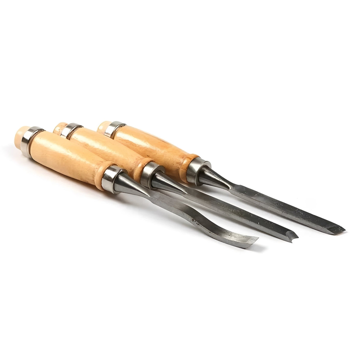 12-Piece Wood Carving Tool Set with Ergonomic Grips for All Skills