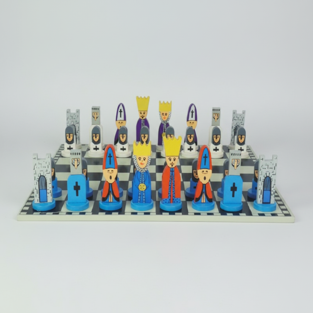 Cartoon Character Chess Set for Children | Engaging Strategy Game