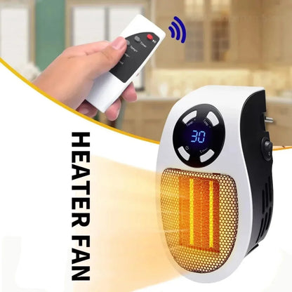 Compact Electric Heater with Safety Features for Personal Spaces