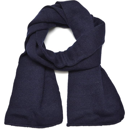 Classic Double Layer Knit Scarf for Men – Extra Warmth for Winter