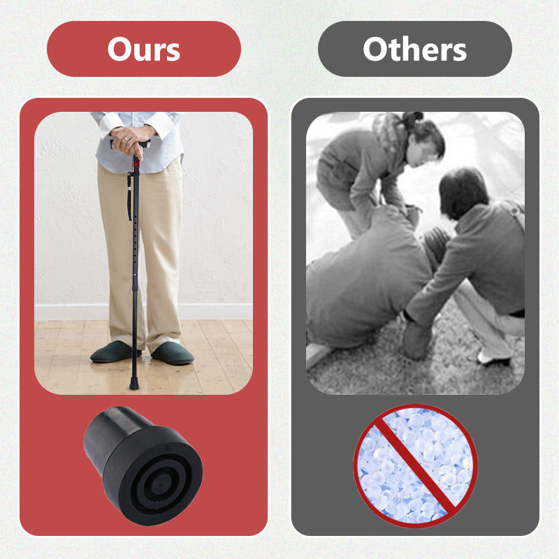 Versatile Walking Cane with LED Light and FM Radio