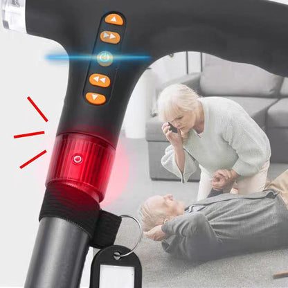 Versatile Walking Cane with LED Light and FM Radio