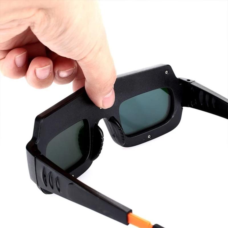Solar-Powered Auto-Dimming Welding Glasses with UV Shield