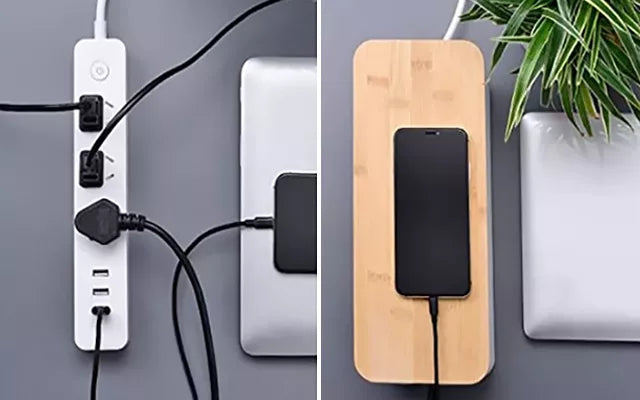 Smart Cable Management Box with Side Access and Secure Lid