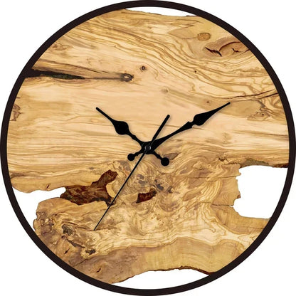 Clear Glass Wall Clock with Contemporary Design