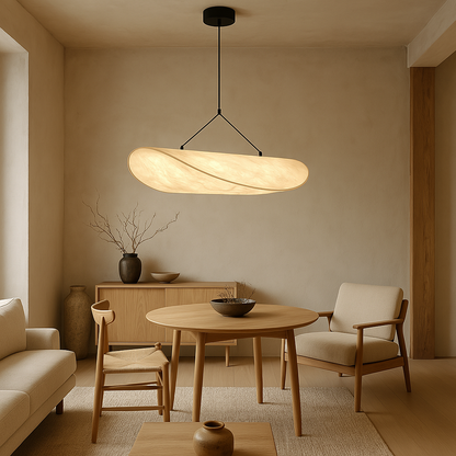 Japandi Style Pendant Light with Scandinavian Design