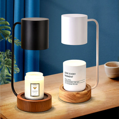 Modern Minimalist Table Lamp for Living Room - Elegant Wood Design