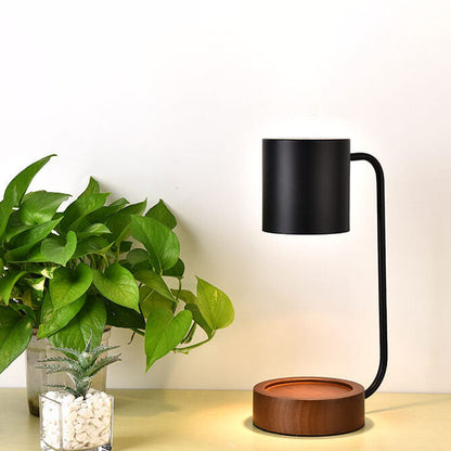 Modern Minimalist Table Lamp for Living Room - Elegant Wood Design
