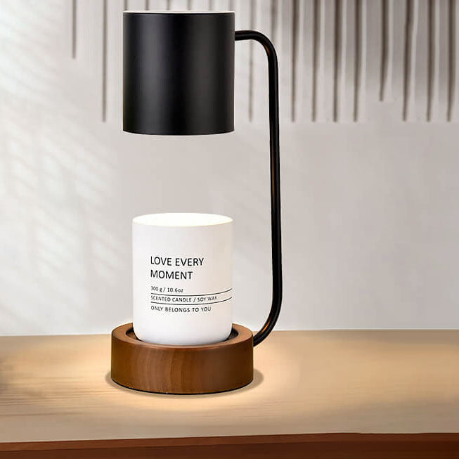 Modern Minimalist Table Lamp for Living Room - Elegant Wood Design