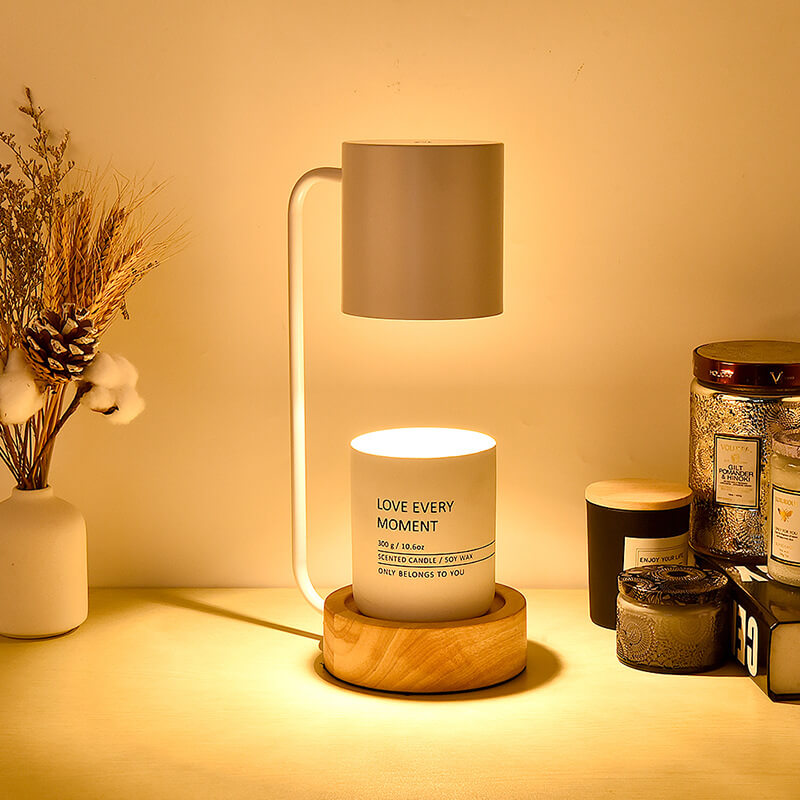 Modern Minimalist Table Lamp for Living Room - Elegant Wood Design