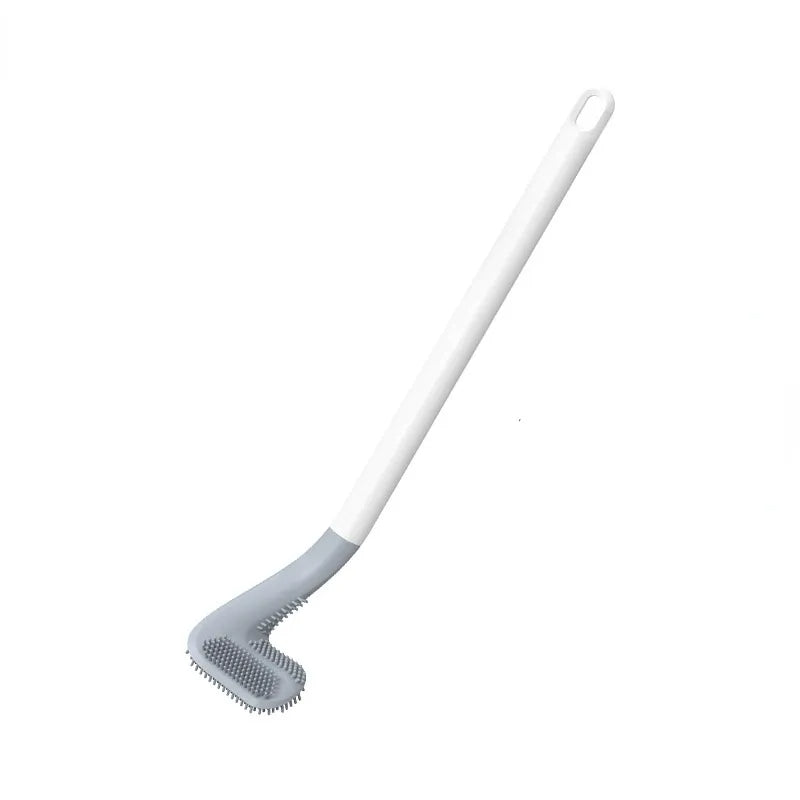 Innovative Wall-Mounted Silicone Toilet Cleaner with Flexible Design