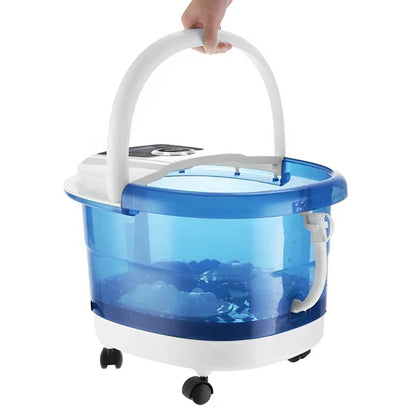 Relaxing Heated Foot Spa with Massage and Bubbles