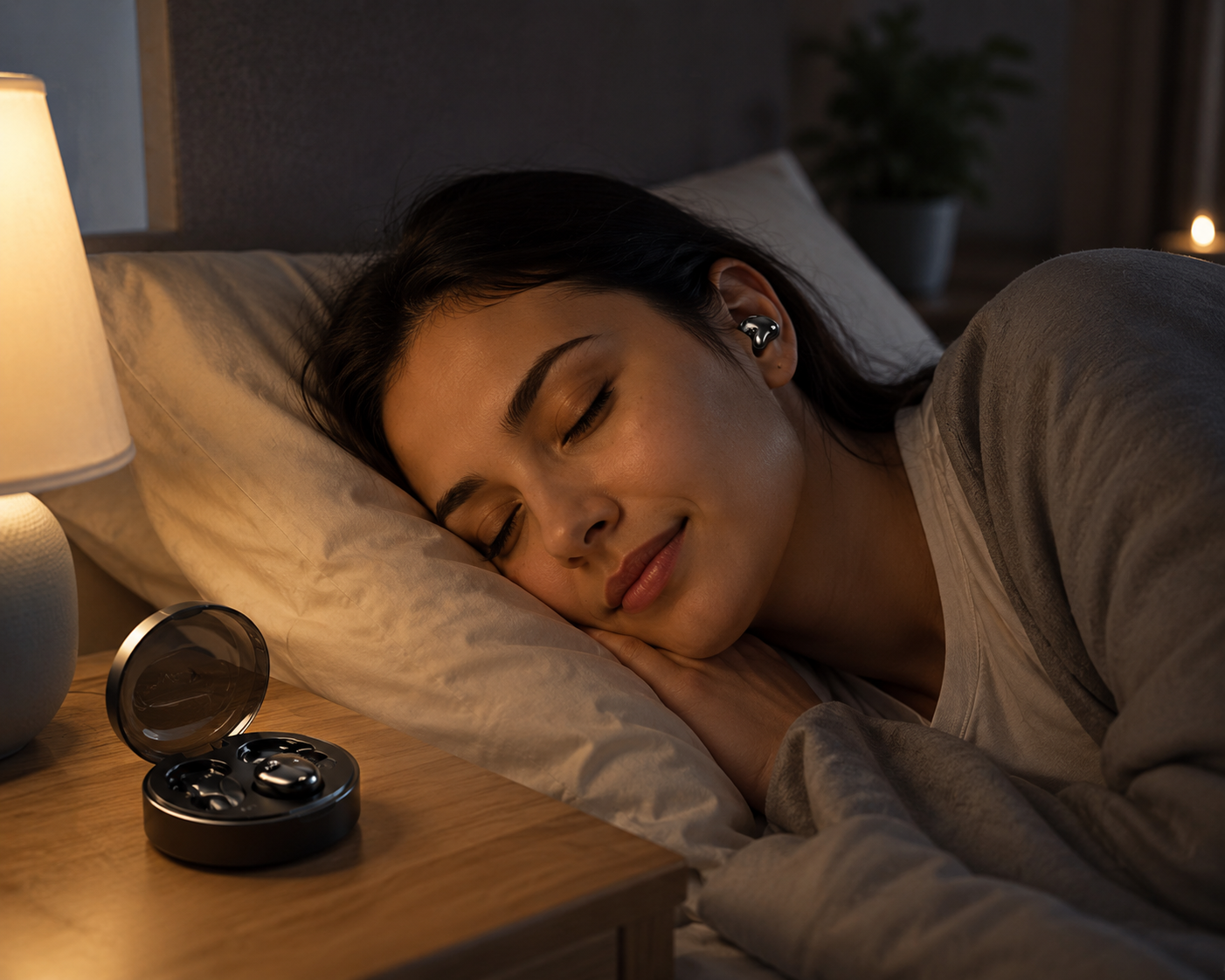 Bluetooth 5.3 Sleep Earbuds - Wireless In-Ear Headphones with Dual Noise Canceling and IPX5 Waterproof Rating