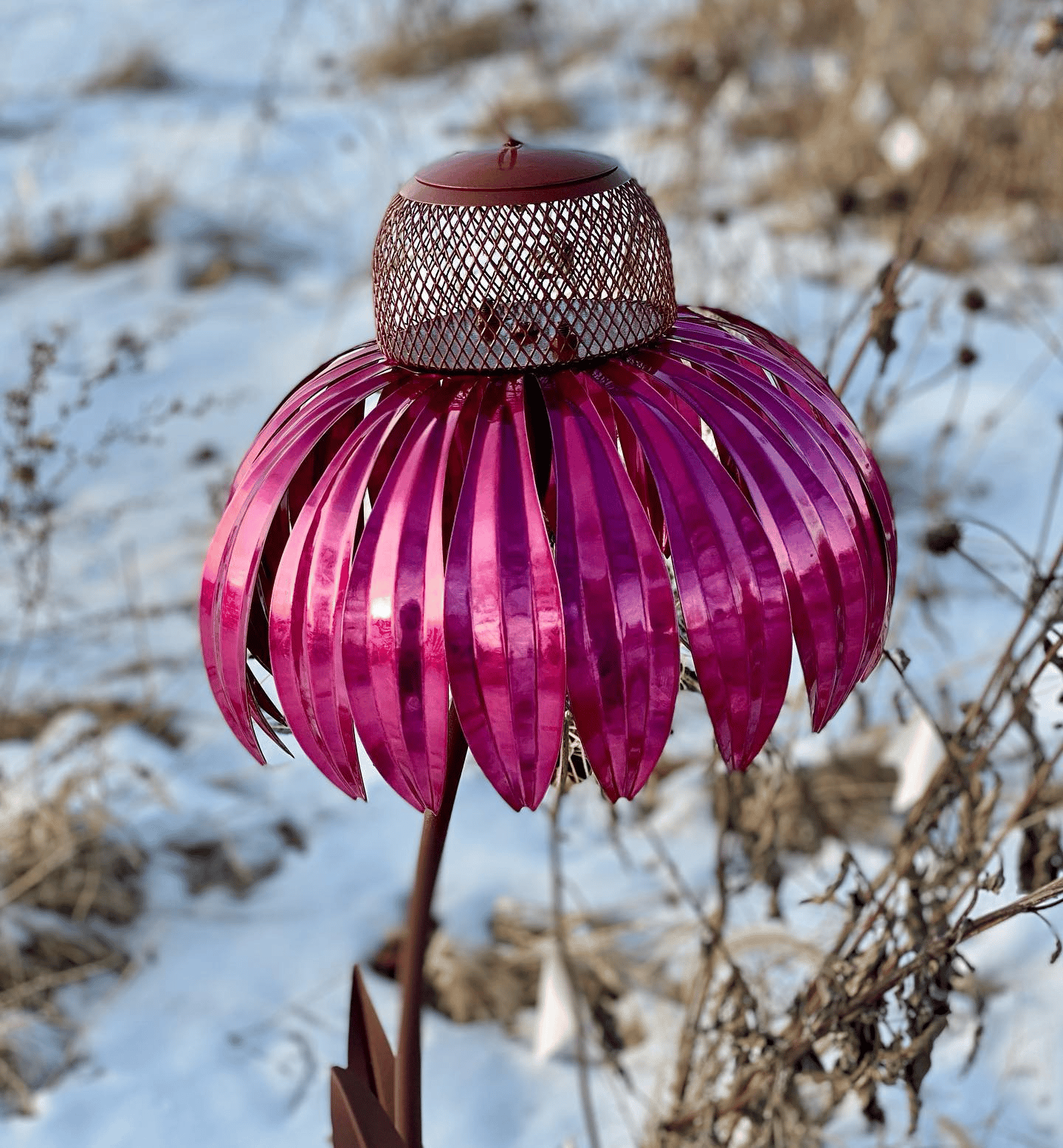 Bird Feeder in Flower Design