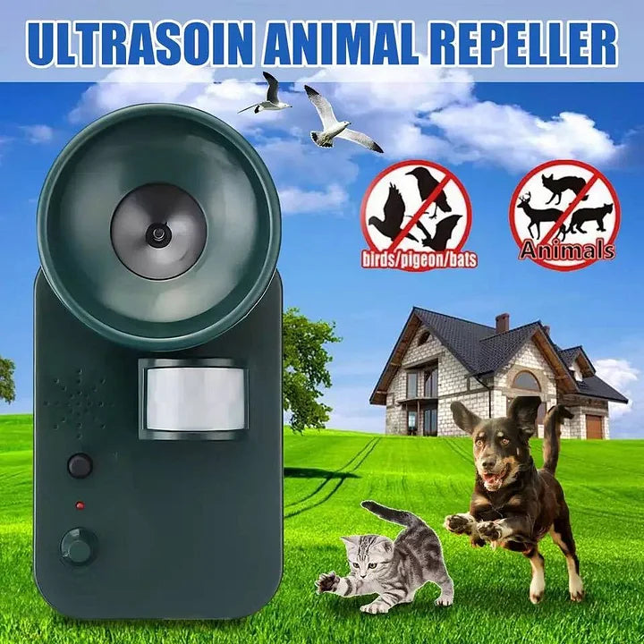 Smart Ultrasonic Animal Deterrent with Motion Activation