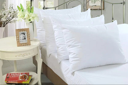 Standard Pillow Protector with Waterproof Zipper, 19.6 x 27.5 Inches, Washable
