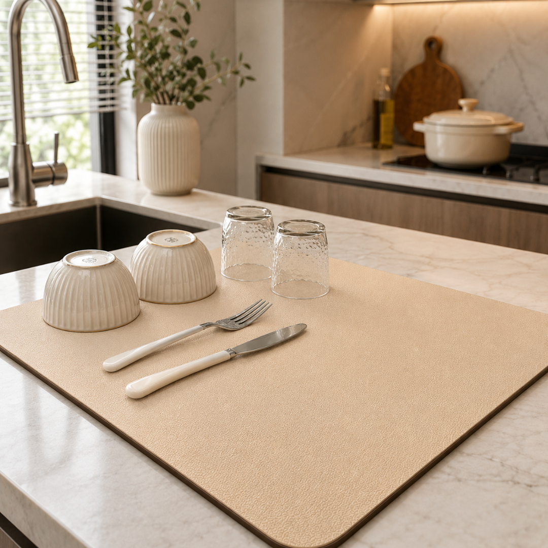 Kitchen Dish Drying Mat – Highly Absorbent Surface