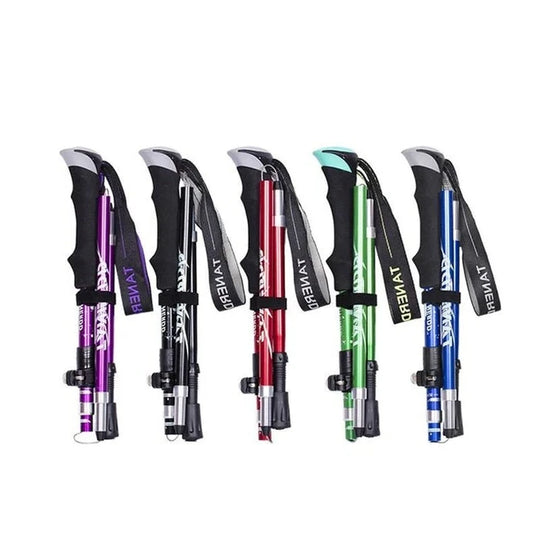 Versatile Hiking Support Poles - Compact & Adjustable