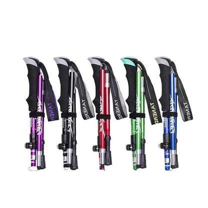Versatile Hiking Support Poles - Compact & Adjustable