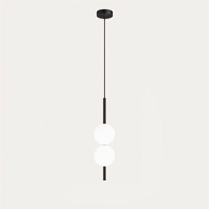 Simple Vertical Globe Hanging Light Fixture