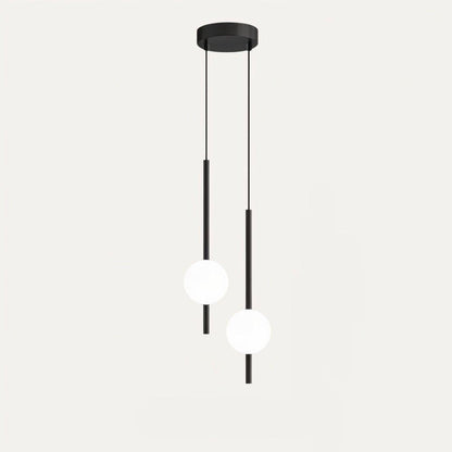 Simple Vertical Globe Hanging Light Fixture