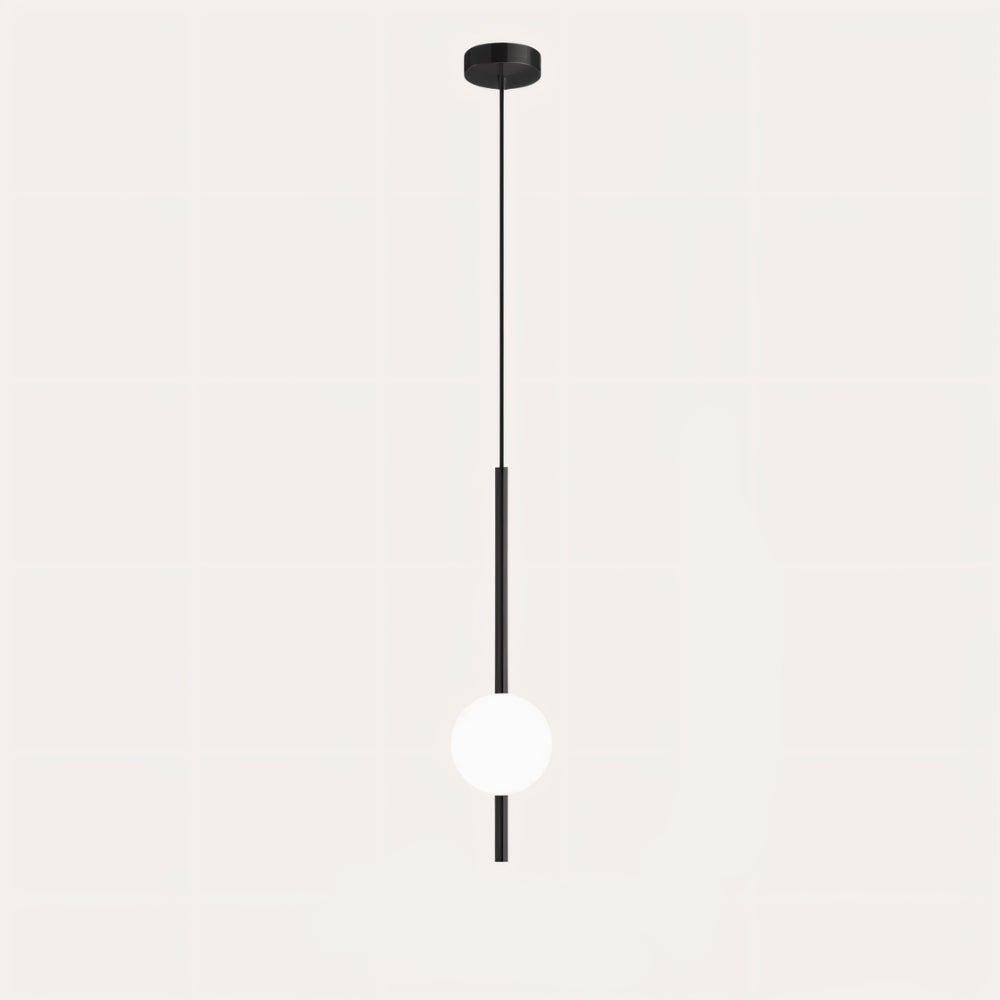Simple Vertical Globe Hanging Light Fixture
