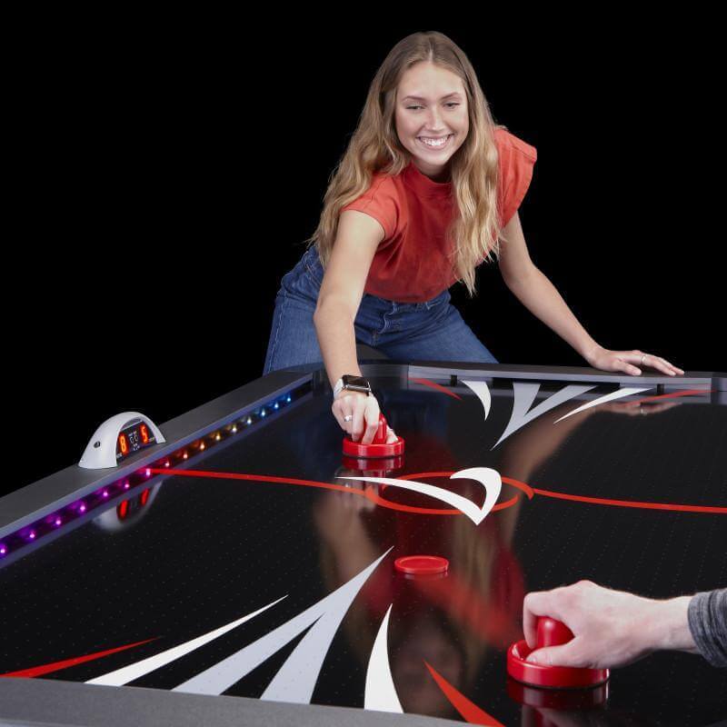 Luminous Glide LED Air Hockey Table for Ultimate Fun