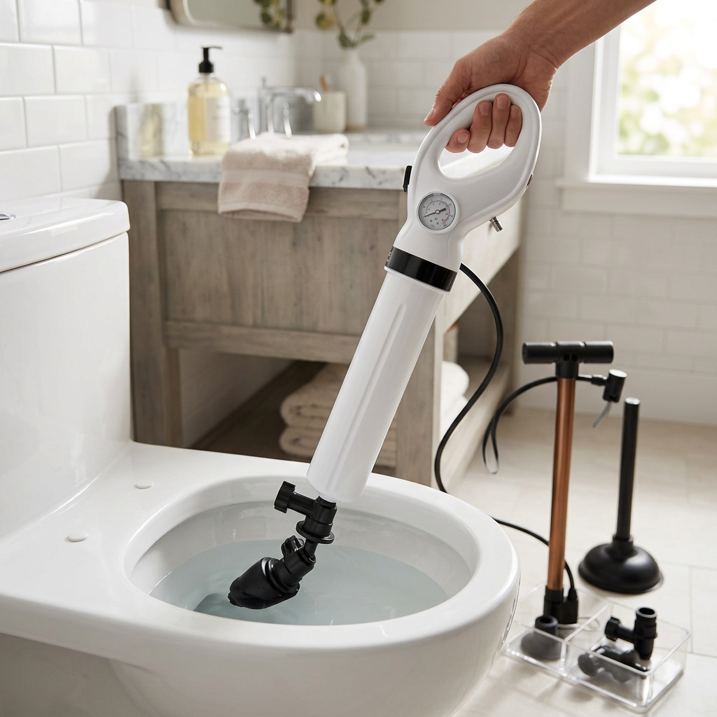 Drain Plunger for Sinks, Tubs, and Toilets – High Pressure Tool