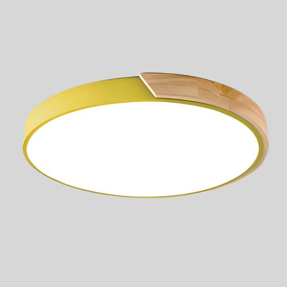 Contemporary Circular Ceiling Light with LED Technology