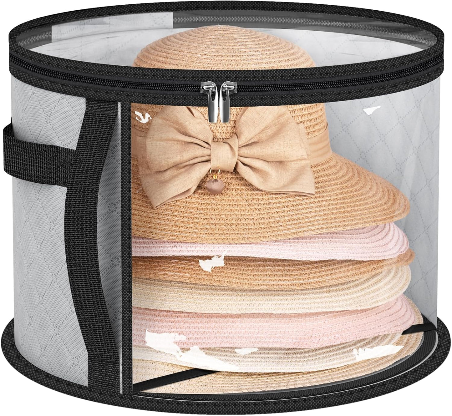 Ultimate Wide Brim Hat Storage Solution with Dual Access Zippers