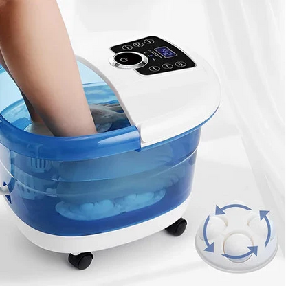 Relaxing Heated Foot Spa with Massage and Bubbles