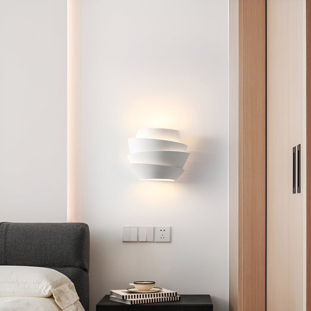 Wall Lamp with Dual Heads, E27 LED Sockets, Soft Warm Lighting