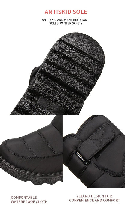 Women's Winter Boots - Waterproof, Non-Slip, Warm, High Shaft