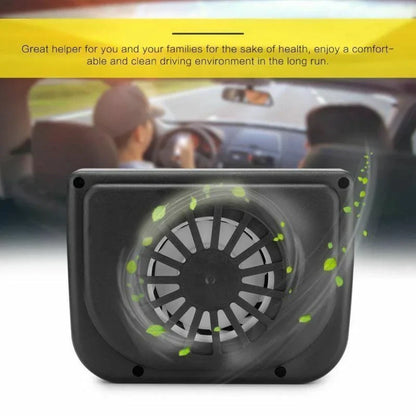 Eco-Friendly Car Window Air Circulator with Solar Power
