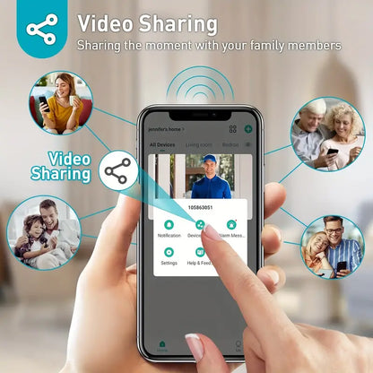1080p HD Wireless Video Doorbell Camera with 166° Lens, Two-Way Audio