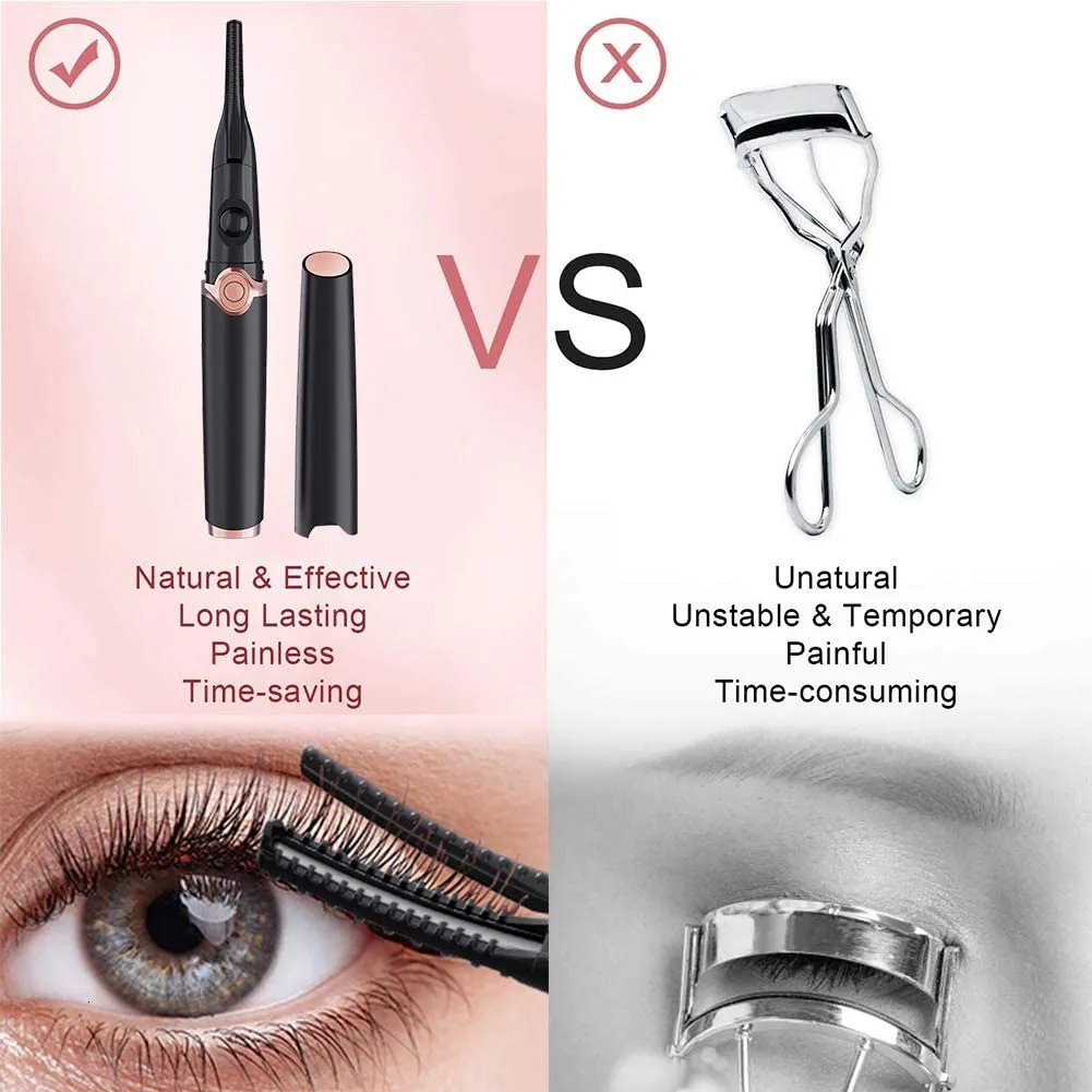 QuickCurl Pro: Rechargeable Heated Eyelash Curler with 3 Settings