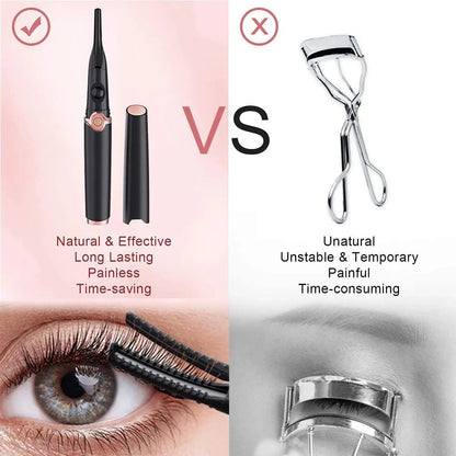 QuickCurl Pro: Rechargeable Heated Eyelash Curler with 3 Settings