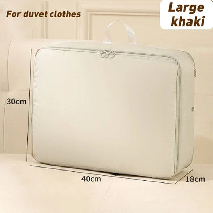 Space-Saving Compression Bag with Zipper and Water-Resistant Fabric