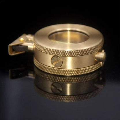 Classic Metal Refillable Lighter with Flint Ignition System