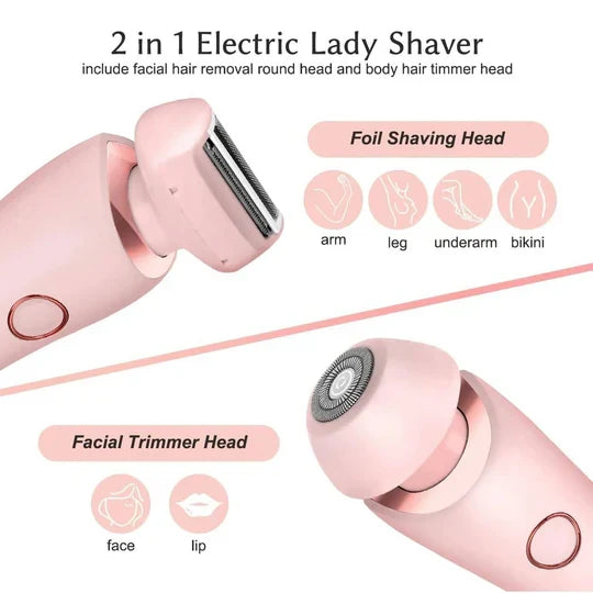 SilkSmooth Women's Electric Shaver - 3D Floating Foil Design