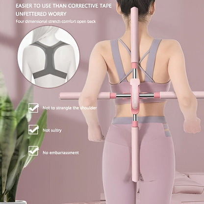 Posture Perfect Stick: Adjustable Alignment Tool with Foam Comfort